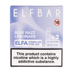 Blue Razz Lemonade Elfa Prefilled Pods by Elf Bar